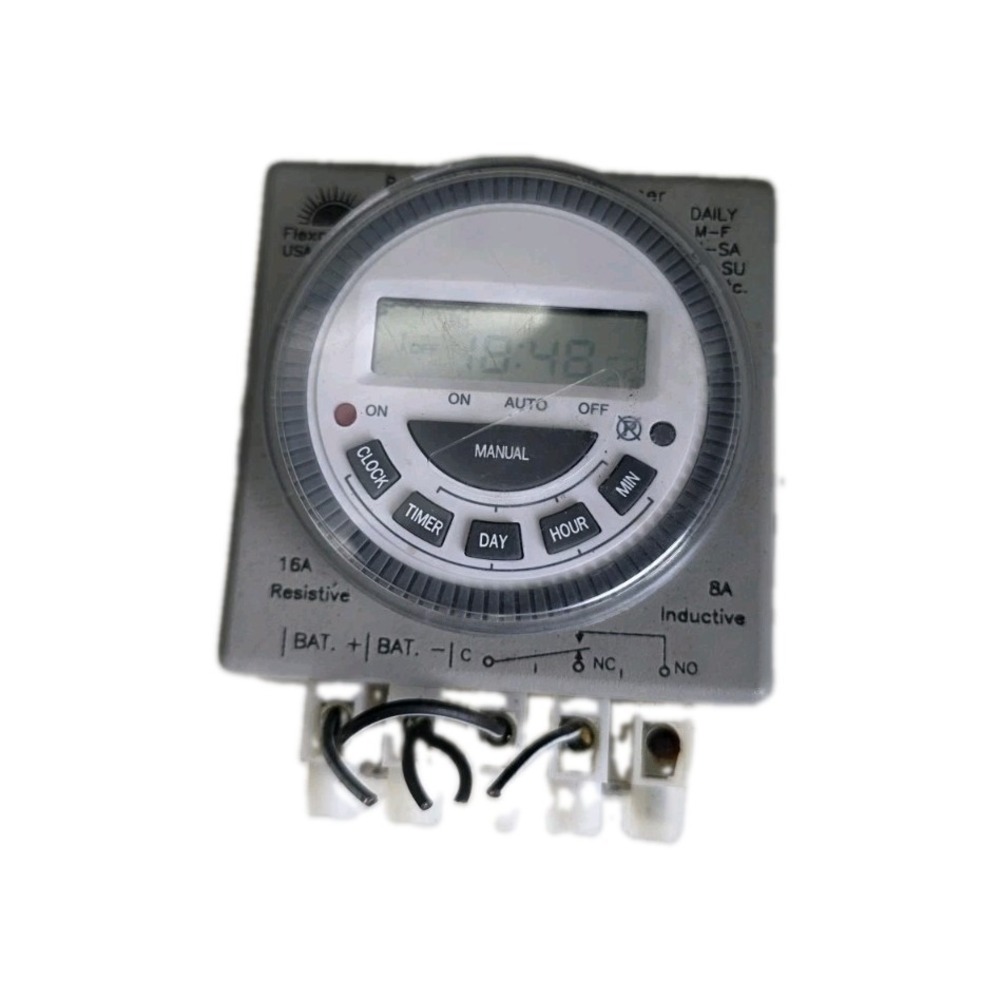 Flexcharge PRGTMR12V Real Time Programmable Digital Timer 12V